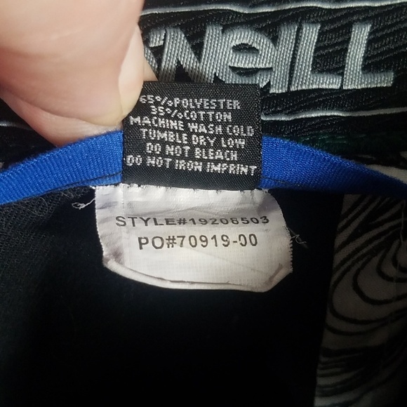 O'NEILL Board Shorts Black Size 26 - Picture 6 of 7